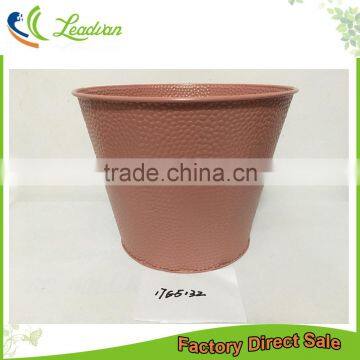 china cheapest garden products antique red metal craft powder coated metal bucket