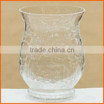 China factory wholesale crackle glass candle holder