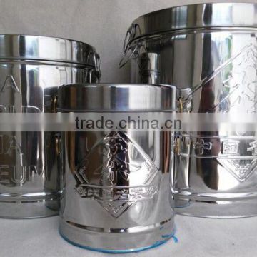 1000g stainless steel tea canister/coffee canister/tea coffee canister/tea container/container store canisters