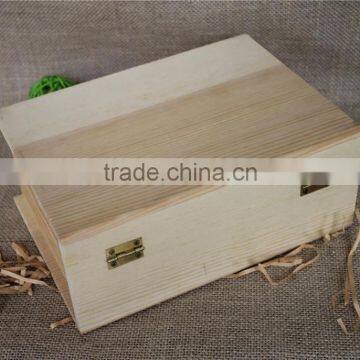Unfinished Pine Wooden Layer Book Shaped Gift Box With Free Sample photo-3