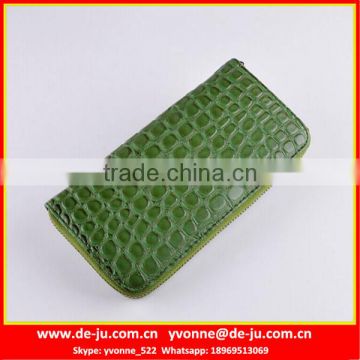 Crocodile Pattern Leather Coin Purse Pu Wallet