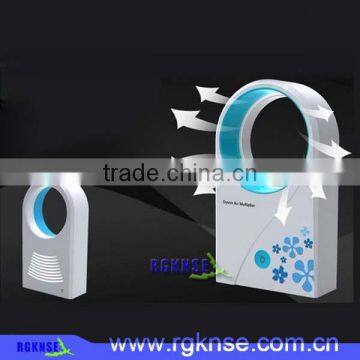 RGKNSE New Portable USB Mini Bladeless Fan Refrigeration Desktop No Leaf Cooling Fans Air Conditioner