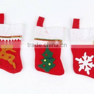 2016 Non-woven Christmas Stocking, Hanging Christmas Ornaments Decoration Supplies photo-5