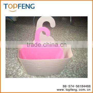Plastic Bathroom Shower Caddy With Hook/ Plastic Bathing Storage Box With Hook/Hanging Bathroom Shower Caddy photo-2