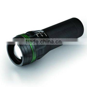 Adjustable Head CREE LEDTelescopic Zoom Flashlight/2013 new GREE LED flashlight