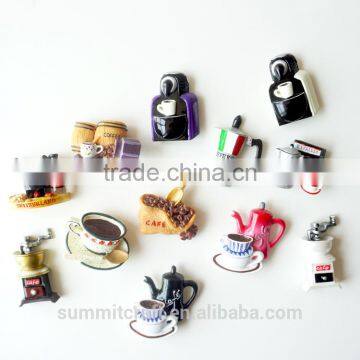 Creative Coffee Machine Custom Resin 3d Fridge Magnet Refrigerator photo-2