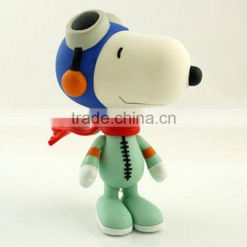 OEM cartoon figure toys,Vinyl snoopy dog cartoon toys,Custom cartoon pvc figure