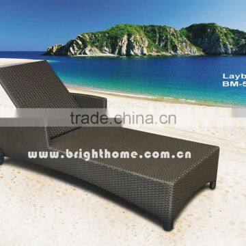 Wicker PE rattan handcraft BM-510 Beach Sunbed Outdoor