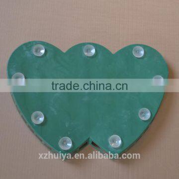 Double Heart Shape Floral Foam for Flower Decoration photo-5