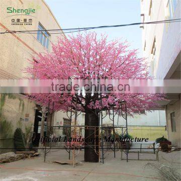 SJZJN 311 High Quality Artificial Peach Blossom Trees,High Similation Plant Tree Made In China New Product photo-4