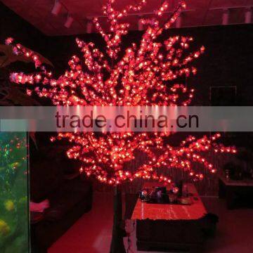 amazing lighted tree ,red led blossom tree/cherry blossom tree with pink color