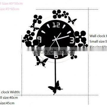 Diy Wall sticker clock ,Modern Fashion wall sticker clock