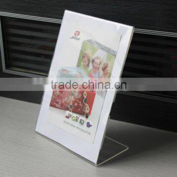 Custom Made Acrylic Acrylic Slanted Sign Holder With Suction Cups photo-6