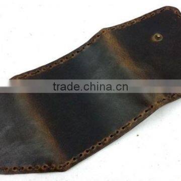 Crazy Horse Leather Atm Card Holder or Credit Card Holder Leather for Men photo-5