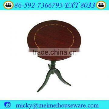 Round wood cheap flower vase stand