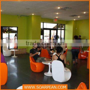 Latest Customized Leisure Fibergalss Table Chair photo-5