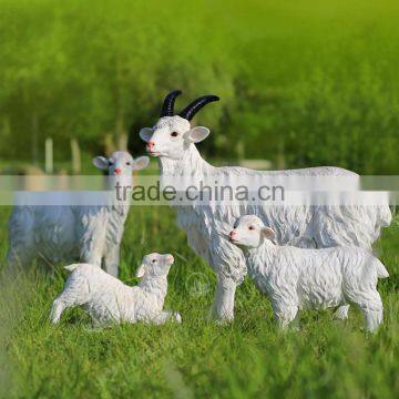 Wholesale Promotion Resin Craft Sheep Fiberglass Animals for Sale photo-2