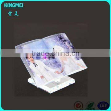 Sublimation Crystal 3D Sublimation Fan Shaped Photo Crystal 3D Crystal Photo Frame photo-2