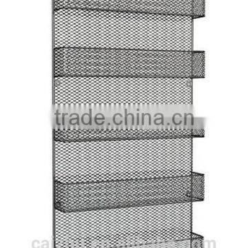 Kitchen Wall Door Mounted Large Capacity 5 Tiers Mesh Spice Rack Shelves Storage Organizer photo-2