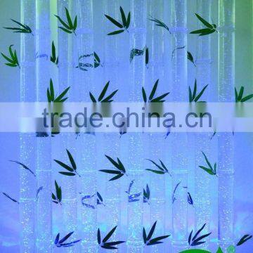 Water Bubble Pillar Led Water Tube Bamboo Acrylic Tube photo-2