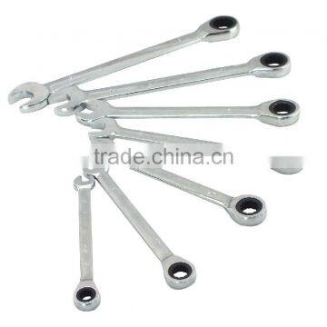 7PCS/set Chrome Vanadium Ratchet Wrench Set, Spanner Set CRV Grear Wrench photo-4