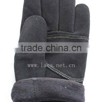 Cow Split Leather Roping Gloves/Outdoor Gloves for Fast Roping photo-2