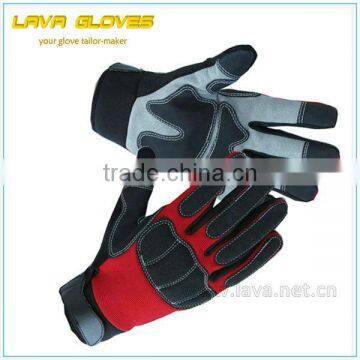 Fingertips Reinforced Dexterity Safety Cotton Work Gloves