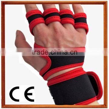 Hot Selling Weight Lifting Gloves With Wrist Support For Gym Workout Crossfit Weightlifting Fitness hand gloves