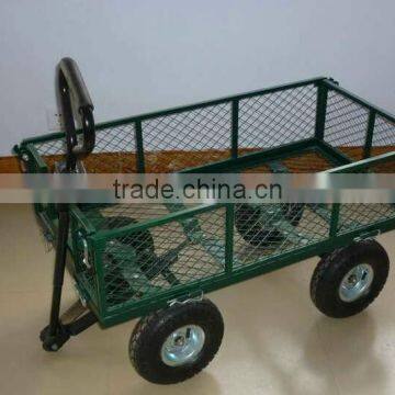 TC1840A Yellow and Green Tool 300kgs Utility Garden Trolley photo-2