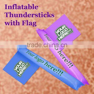 Inflatable Cheering Sticks with Flag for Sport Events
