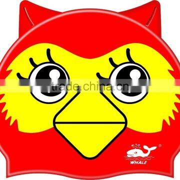 Waterproof Kids Swim Caps Love Animal Swimming Caps Silicone Swim Hat for Chirdren photo-2