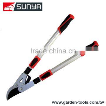 Botanical cutting telescopic bypass tree lopper