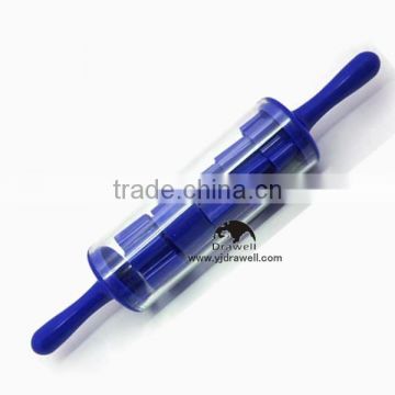 RP-2690 Plastic rolling pin with cutter