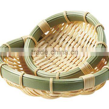 Plastic Round Deep Bamboo Tray Strainer Deep Bon Zaru Bamboo Tray Edamame Tray