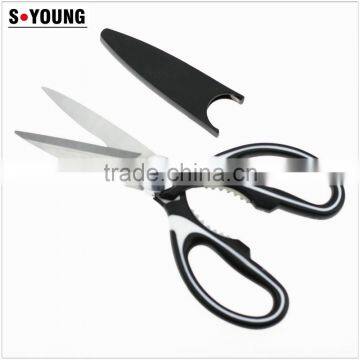 61010 Safe Cover Multi-function Kitchen Scissors With Soft Touch Double Injection Handle photo-2