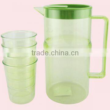 1800ml Drinking Set Insulated Plastic Cooler Water Jug Set With 4 Cup photo-5