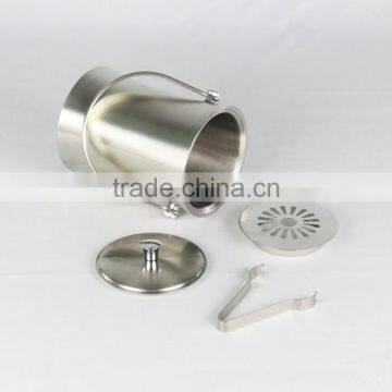 1L 2L 3L Stainless Steel Ice Bucket, Ice Pail, Double Wall Ice Bucket photo-3