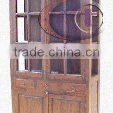 BOX CABINET WITH GLASS DOORS