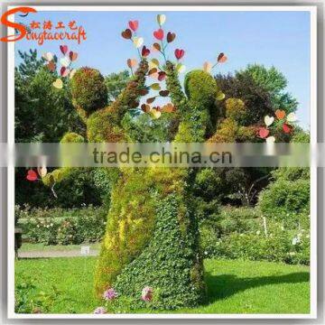 Latest Design Outdoor Artificial Grass Animal Topiary Wire Frame for Landscape Decoration photo-5