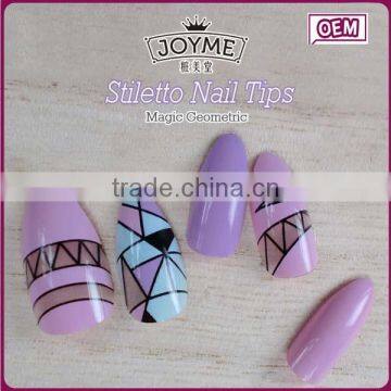 Joyme Nails Supplies Magic Geometric Style New Stiletto Nail Art Product photo-2