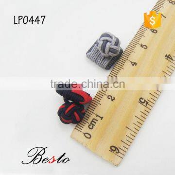 New Custom Style Fashion Graceful Cufflinks Square Silk Knots Cufflinks for Decoration photo-3