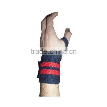 WRIST WRAPS 12 or 14inches Long ELASTIC SUPPORT WEIGHT LIFTING W/THUMB LOOP POWER STRAPS photo-3