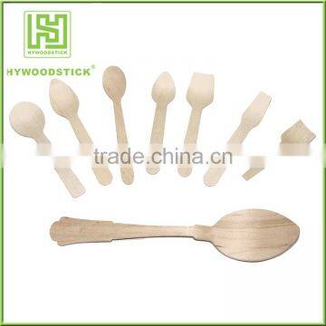 Disposable Biodegradable Restaurant Wooden Cutlery Bulk Sale