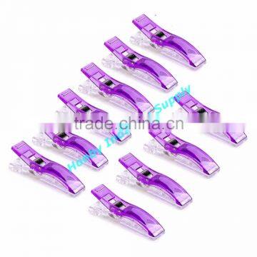 Sewing Patchwork Big 55mm Coloured Plastic Spring Quilting Clip