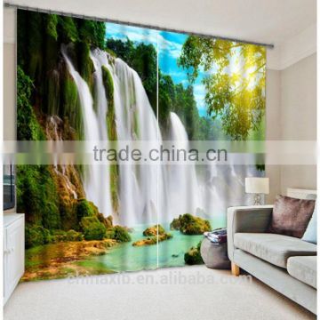 3D Digital Printed Shower Curtain With Matching Window Curtain