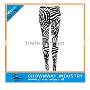 Custom fashion sublimation printed leggings for women