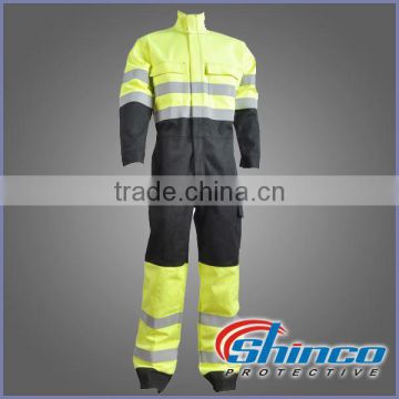 Shinco 2017 New Arrival flame retardant aramid coverall for fireproof uniforms