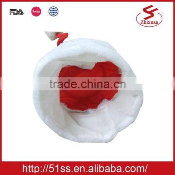 Red Pressure Spring Plush Santa Hat for Chrsitmas Decoration photo-3