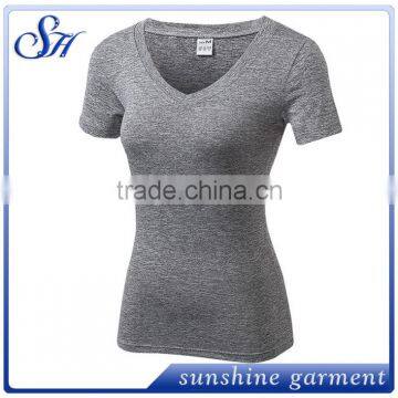 Gym Short Sleeve T-shirt Women's Running Fitness T-shirts photo-3