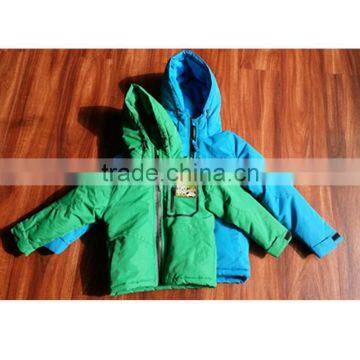 windproof and waterproof kids jacket zipper surplus stock lots